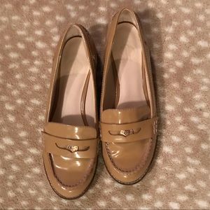 Tan loafers